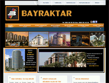 Tablet Screenshot of bayraktargayrimenkul.com